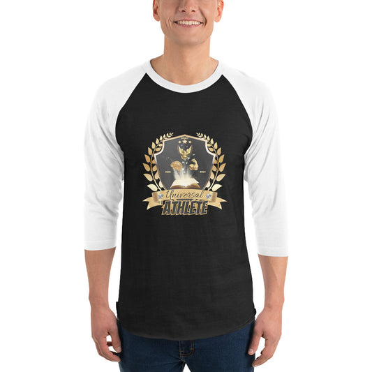 Universal Athlete 3/4 sleeve raglan shirt