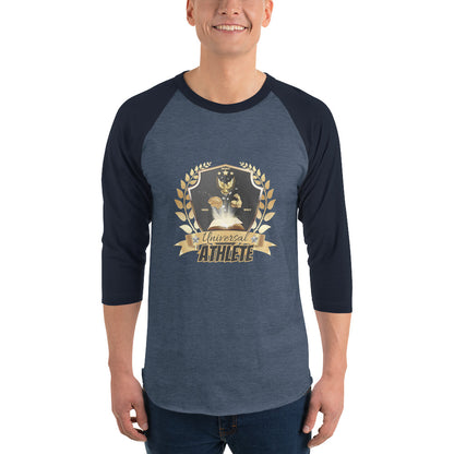 Universal Athlete 3/4 sleeve raglan shirt