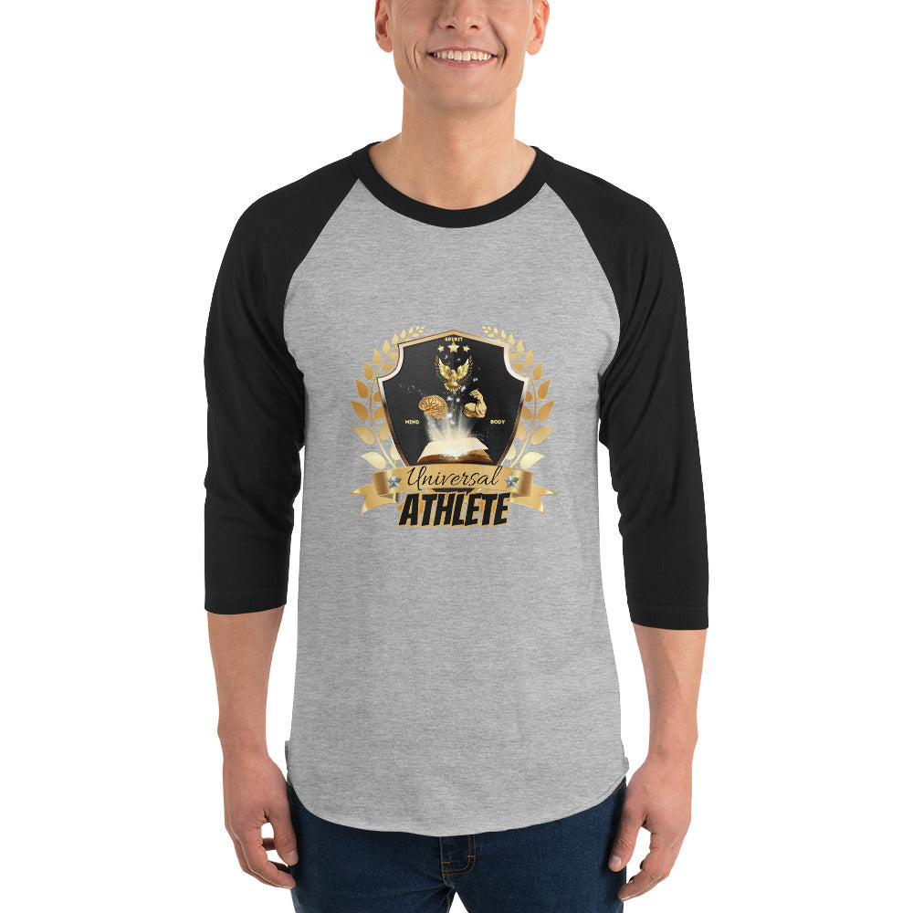 Universal Athlete 3/4 sleeve raglan shirt