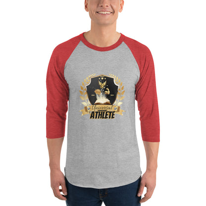 Universal Athlete 3/4 sleeve raglan shirt