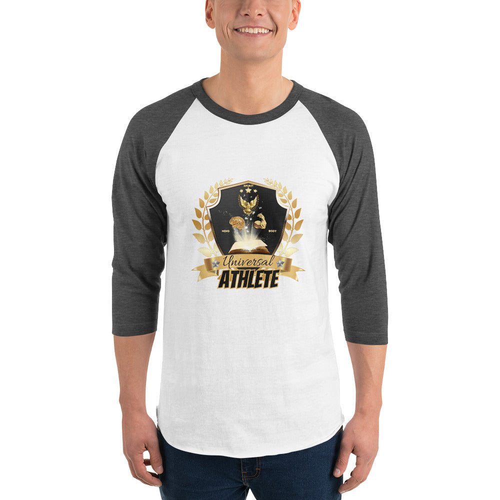 Universal Athlete 3/4 sleeve raglan shirt