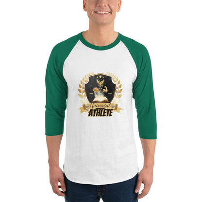 Universal Athlete 3/4 sleeve raglan shirt