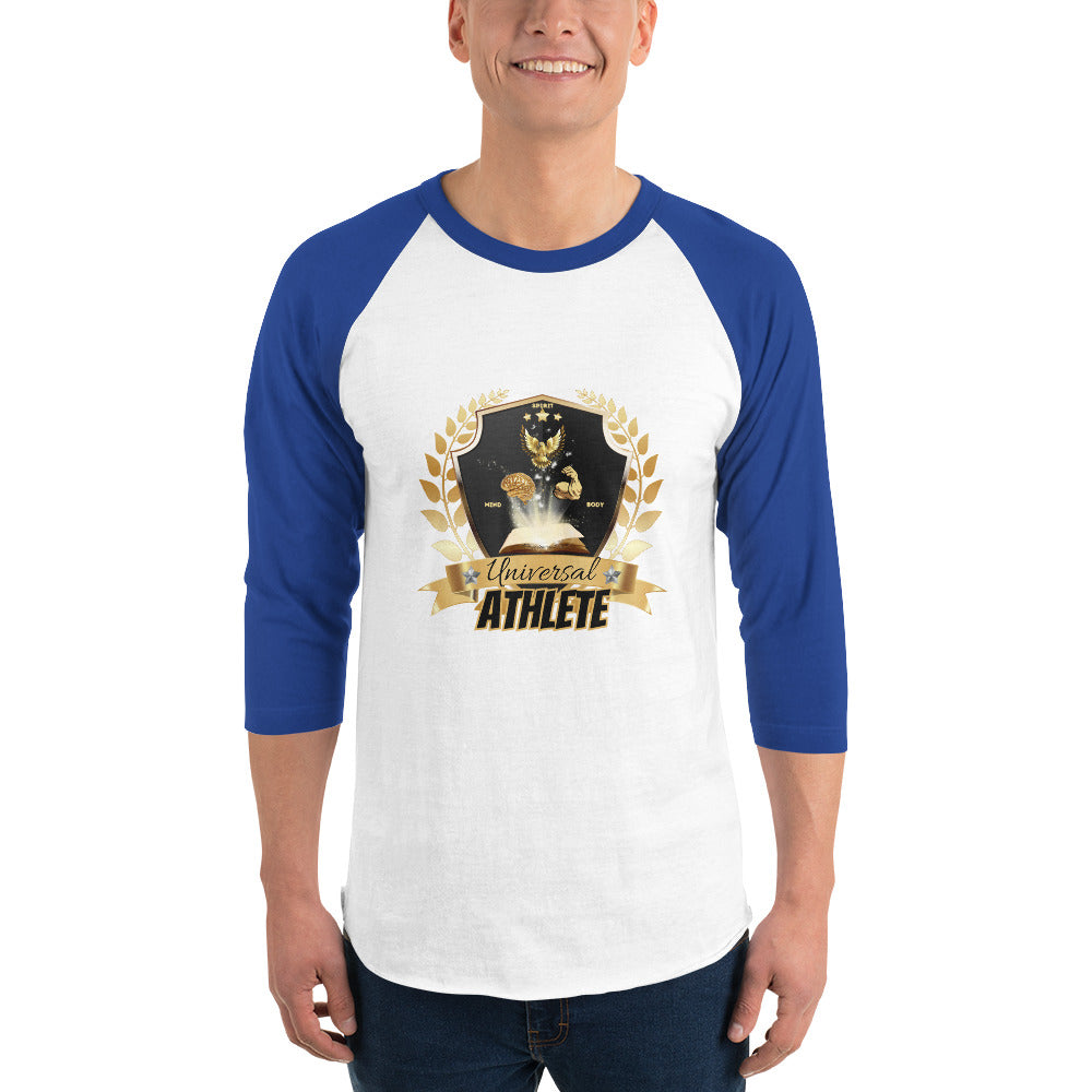 Universal Athlete 3/4 sleeve raglan shirt