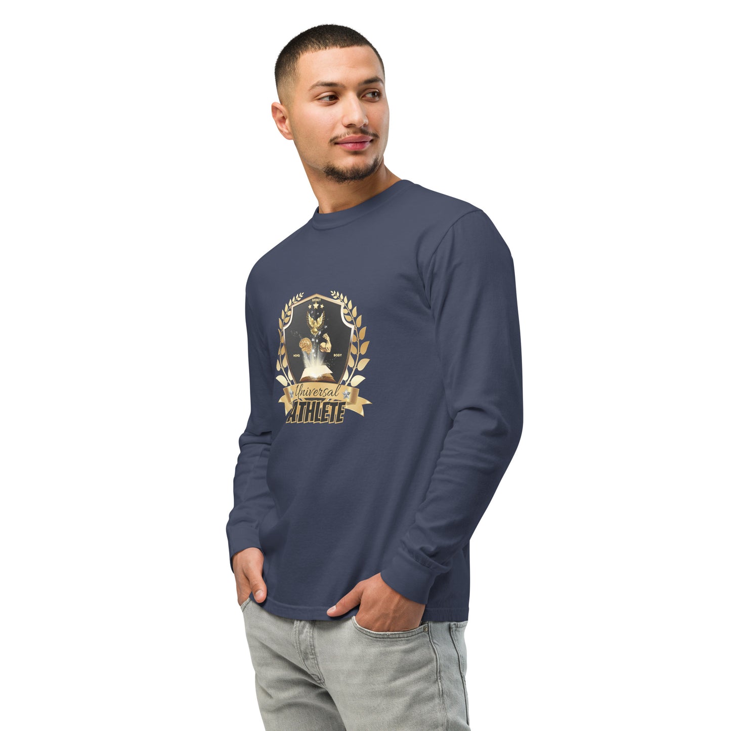 Universal Athlete Garment-dyed heavyweight long-sleeve shirt