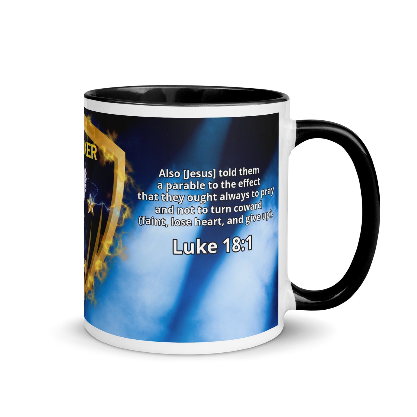 Men's Do Not Give Up Mug with Color Inside