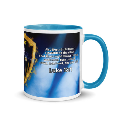 Men's Do Not Give Up Mug with Color Inside