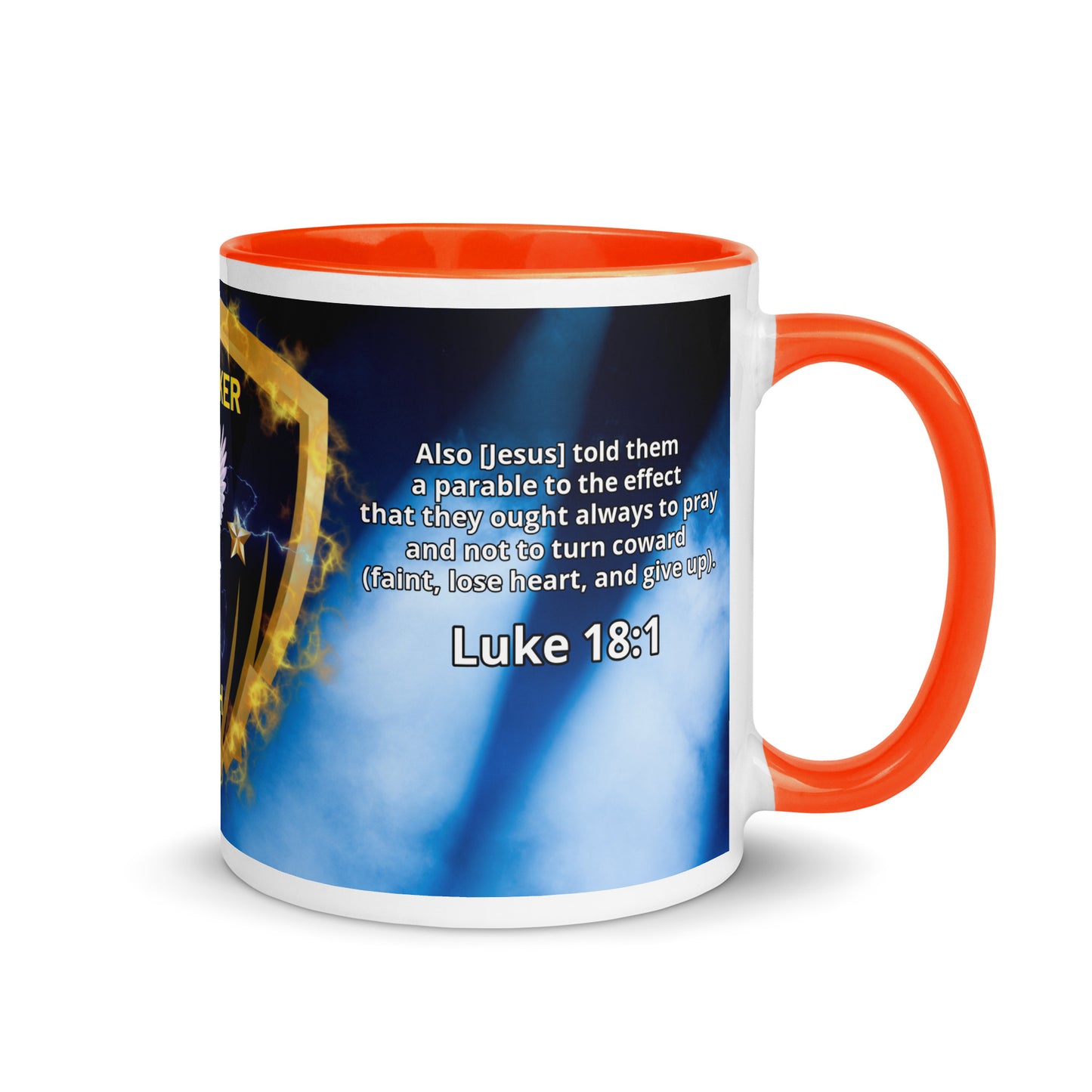 Men's Do Not Give Up Mug with Color Inside