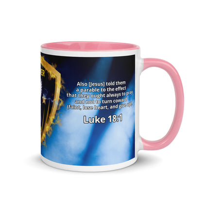 Men's Do Not Give Up Mug with Color Inside